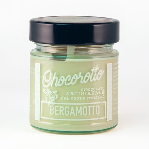 ChocoRotto Aufstrich mit Bergamotte, 220 g, glutenfrei, streichfähig, Creme Zitrusfrüchte, Creme Bergamotte Calabria von ChocoRotto