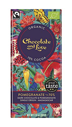Pomegranate - 70% Dark Chocolate and Pomegranate 18 x 80 gr Pomegranate - 70% Dark Chocolate and Pomegranate 18 x 80 gr von Chocolate and Love