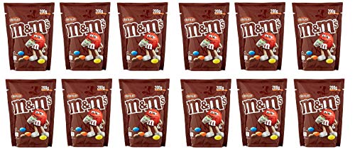 12x M&M'S Chocolate Konfetti mit Schokolade Beutel mit 200g Pralinen von Chocolate