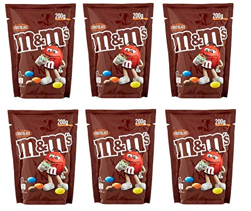 6x M&M'S Chocolate Konfetti mit Schokolade Beutel mit 200g Pralinen von Chocolate