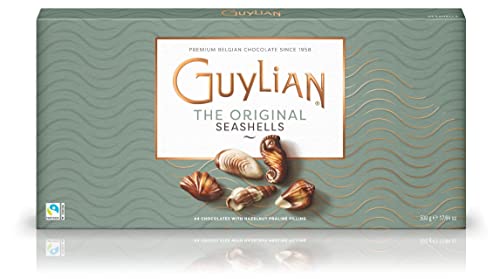 Chocolaterie Guylian Meeresfrüchte Nuss-Nougat Geschenkpackung, 2er Pack (2 x 500 g) von GuyLian