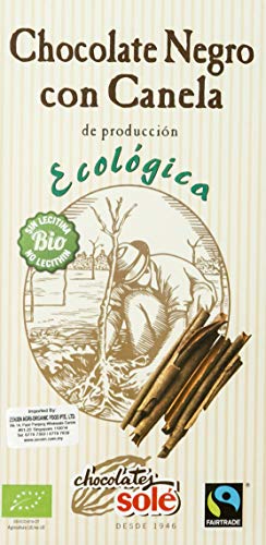 CHOCOLATE NEGRO BIO 56 CON CANELA CHOCOLATES SOLE CHOCOLATE NEGRO BIO 56 CON CANELA CHOCOLATES SOLE von CHOCOLATES SOLE
