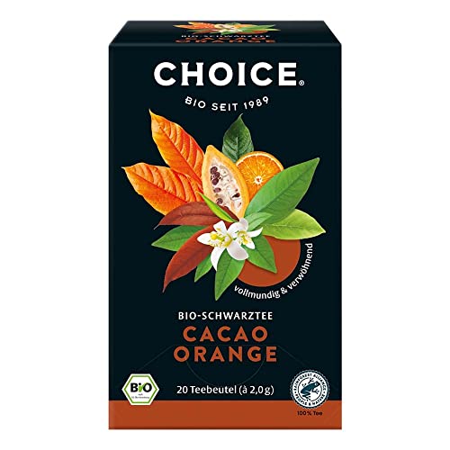 Choice Cacao Orange, Schwarztee, 20 Beutel, 40g von Choice