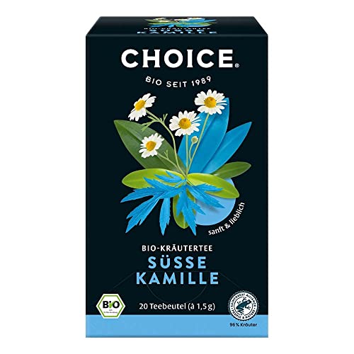 Choice Süsse Kamille, Kräutertee, 20 Beutel, 30g von Choice