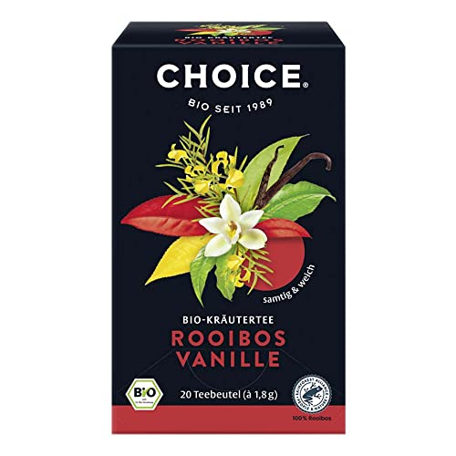 Choice Vanille Rooibos Tee, 20 Beutel, 36g (12) von Choice