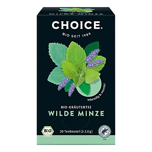 Choice Wilde Minze, Kräutertee, 20 Beutel, 40g von Choice