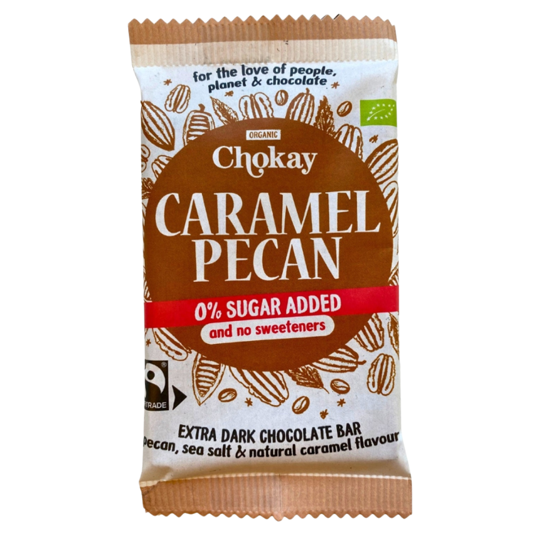 Bio Caramel Pecan Fair Trade - Bar Bio Caramel Pecan Fair Trade - Bar von Chokay BV