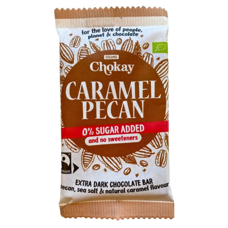 Bio Caramel Pecan Fair Trade - Bar von Chokay BV