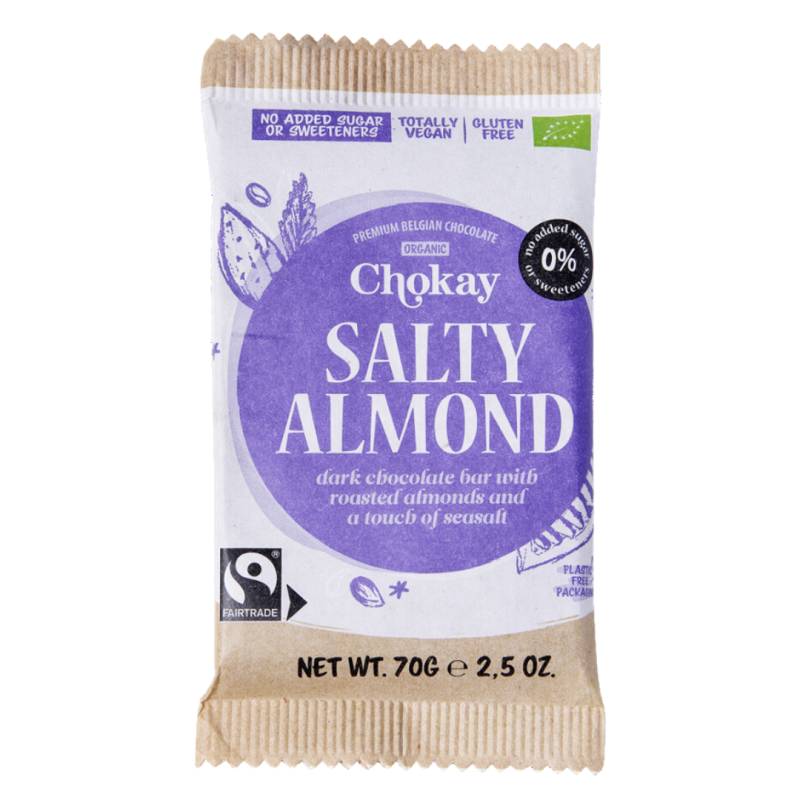 Bio Salty Almond Fair Trade - Bar von Chokay BV