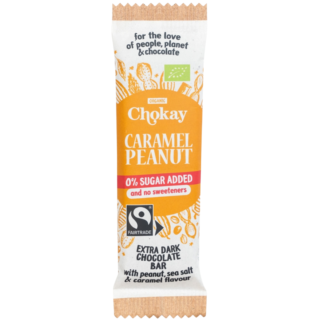 Bio Peanut Caramel Fair Trade - Snackbar Bio Peanut Caramel Fair Trade - Snackbar von Chokay BV