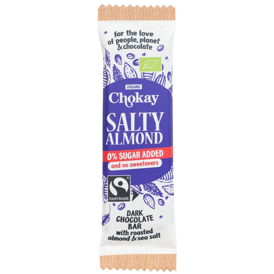 Bio Salty Almond Fair Trade - Snackbar Bio Salty Almond Fair Trade - Snackbar von Chokay BV