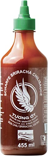CHOLIMEX Chilisauce, Sriracha, scharf, 1 x 455 ml von Cholimex