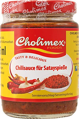 Cholimex Chilisauce fŸr Satay, 6er Pack (6 x 150 g) von Cholimex