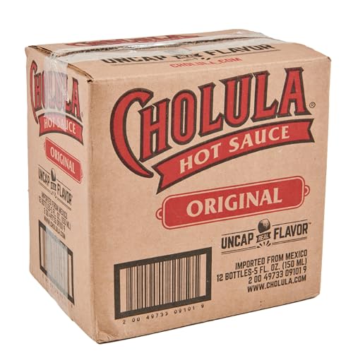 Cholula Original Hot Sauce, 150ml, Pack of 12,680197 von Cholula