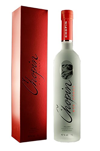 Chopin Rye Grande Vodka im Geschenkkarton | Polnischer Qualitätswodka | 1,0 Liter, 40% von Chopin