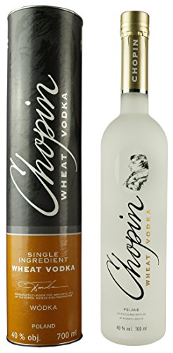 Geschenkidee Chopin Wheat (Sammlerstück) in Geschenktube | Polnischer Qualitätswodka | 0,7 Liter, 40% Alkoholgehalt von Chopin