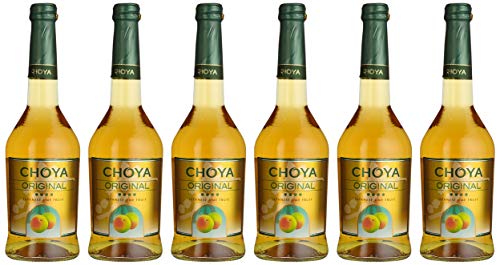 Choya Original japanischer Pflaumenwein (Weinhaltiges Getränk, Ume Frucht, fruchtig, süß, 10% vol.) 6er Pack (6 x 0,5 l) von Choya