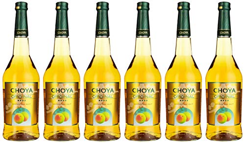 Choya Original japanischer Pflaumenwein (Weinhaltiges Getränk, Ume Frucht, fruchtig, süß, 10% vol.) 6er Pack (6 x 0,75 l) von Choya