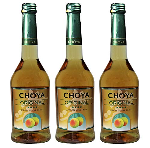 [ 3x 500ml ] CHOYA ORIGINAL Aromatisiertes weinhaltiges Getränk - Japan Ume Fruit von Choya