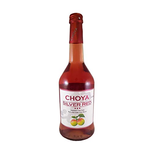 [ 500ml ] CHOYA SILVER RED Aromatisiertes weinhaltiges Getränk - Japan Ume Fruit alc. 10% Vol. von Choya