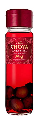 Choya Extra Shiso (Premium Fruchtlikör, alkoholhaltiges Getränk aus Japan, Ume Frucht Likör, mit ganzen Früchten, 17% vol.) 1er Pack (1 x 0,7 l) von Choya