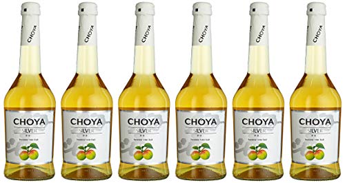 Choya Silver (Weinhaltiges Getränk, Ume Frucht, japanischer Pflaumenwein, fruchtig, süßlich, 10% vol.) 6er Pack (6 x 0,5 l) von Choya