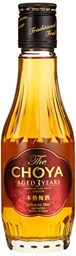 The Choya Aged 3 Years (japanischer Fruchtlikör, alkoholhaltiges Getränk aus Japan, Ume Frucht Likör, 15,5% vol.) 1er Pack (1 x 0,2 l) von チョーヤ梅酒