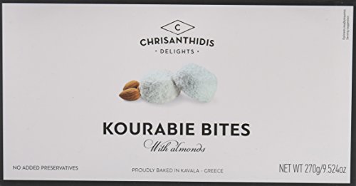 Chrisanthidis S.A. Kourabie Buttergebäck mit Mandeln 270g, 2er Pack (2 x 270 g) von Chrisanthidis Delights