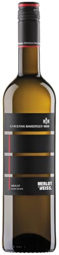 Christian Bamberger | 6 Flaschen | Merlot Blanc de Noir | Füllig | saftig | feiner Schmelz | frisch und elegant | zarte Würze | mineralische Noten von Christian Bamberger