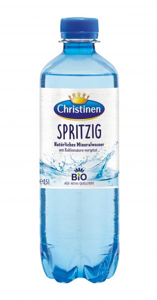 Christinen Mineralwasser spritzig PET (Einweg) von Christinen