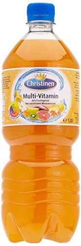 Christinen Multi-Vitamin ohne Kohlensäure Pet, 6er Pack, Einweg (6 x 1 l) von Christinen