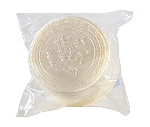 Packung mit 25 traditionellen Eucharistischen Oblaten Ø7,5 cm - Einzigartige dekorative Bilder | Entspricht den liturgischen und lebensmittelrechtlichen Vorschriften Packung mit 25 traditionellen Eucharistischen Oblaten Ø7,5 cm - Einzigartige dekorative Bilder | Entspricht den liturgischen und lebensmittelrechtlichen Vorschriften von Christus