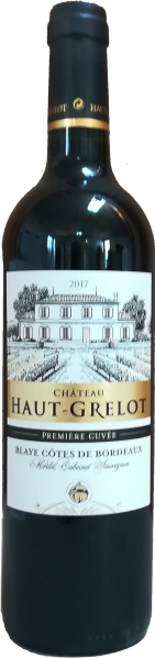 Cht. Haut Grelot Blaye - Cotes de Bordeaux AOVRouge AOC Chateauabfüllung Jg. 2020 80 Proz. Merlot, 20 Proz. Cabernet Sauvignon von Cht. Haut Grelot