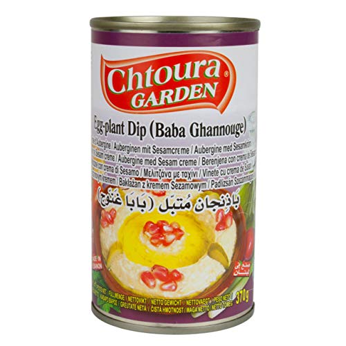 Chtoura Garden - Baba Ghannoush Auberginenpüree mit Sesamcreme in 370 g Dose von Chtoura Garden