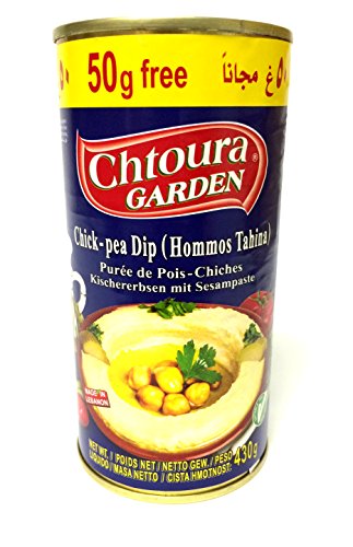 6 x 430g Chtoura Hummus bi Tahina Kichererbsenpüree 6 x 430g Chtoura Hummus bi Tahina Kichererbsenpüree von Chtoura