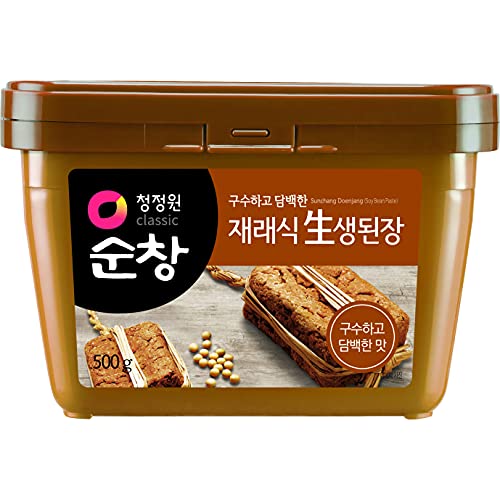 Chung Jung One Sojabohnenpaste 1er pack von 500 Gramm / Premium Qualität aus Südkorea / authentischer Geschmack von Chung Jung One