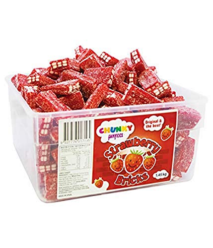 Chunky Funkeez Strawberry Bricks 1,45 kg Chunky Funkeez Strawberry Bricks 1,45 kg von Chunky Funkeez