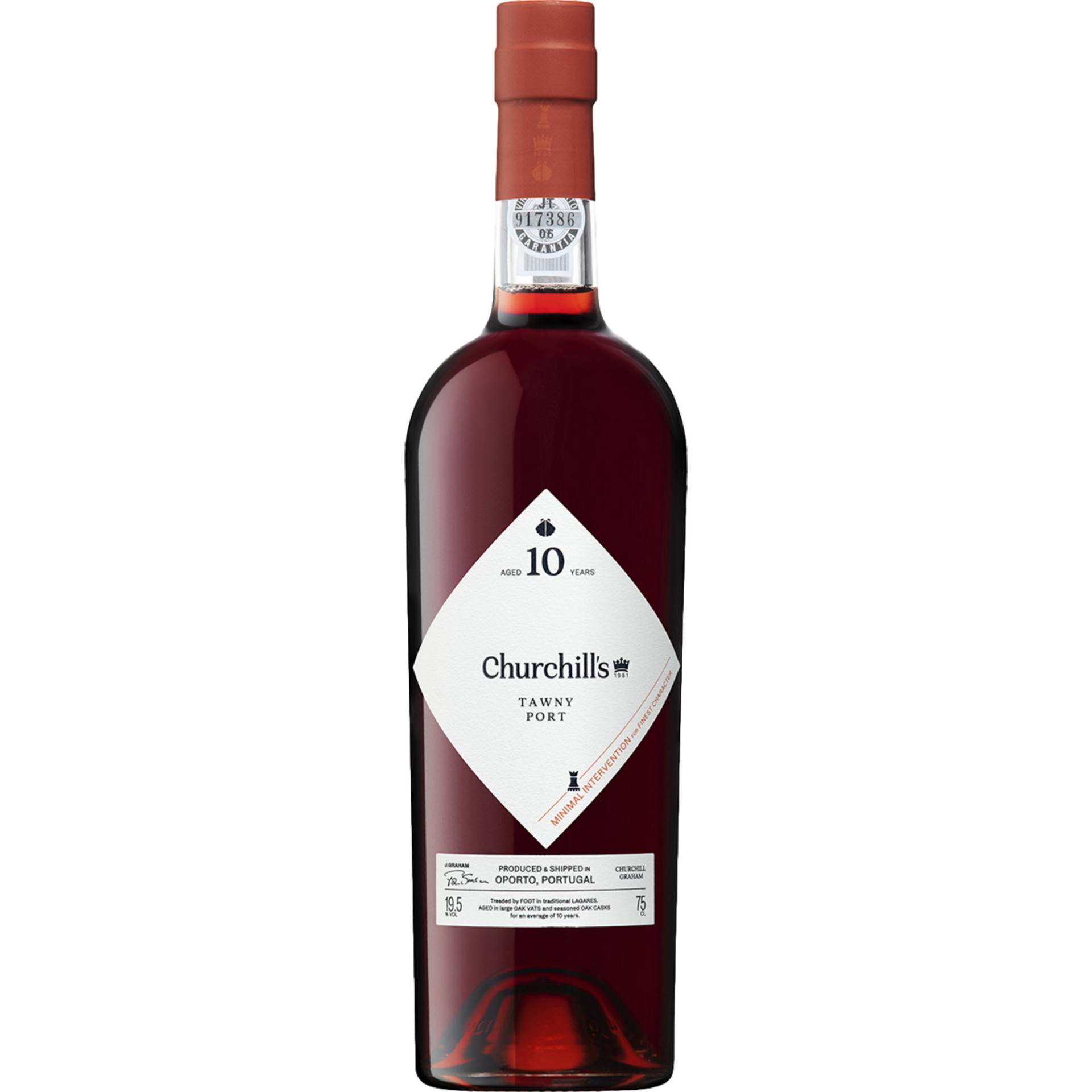 Churchill's Tawny Port 10 Year Old, Duoro DOC 19,5% Vol, 0,75 L, Douro, Spirituosen von Churchill Graham Limitada ,   PT 4400 -156 Vila Nova de Gaia