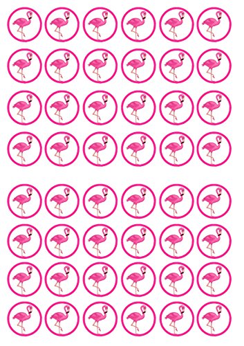 Cupcake-Topper, Flamingos, essbar, besonders dick, Vanillegesüßt, 48 Stück Cupcake-Topper, Flamingos, essbar, besonders dick, Vanillegesüßt, 48 Stück von Cian's Cupcake Toppers Ltd