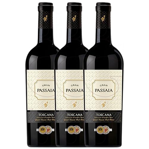 Cielo e Terra Gran Passaia Toscana Alterung 75 cl (Schachtel mit 3 Flaschen von 75 cl) von Cielo e Terra SpA