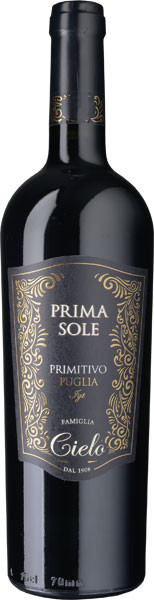 Cielo Primasole Primitivo Di Puglia Rotwein trocken 0,75 l von Cielo e Terra