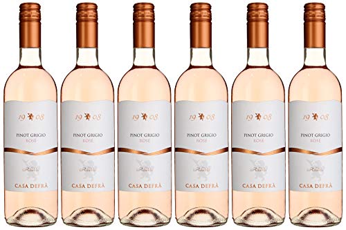 Cielo e Terra Casa Defra Pinot Grigio Rose IGT Colli Berici trocken (6 x 0.75 l) von Cielo e Terra