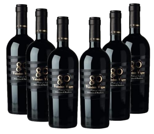 6x 0,75l Cignomoro 80 Vecchie Vigne Primitivo di Manduria Old Vines von Cignomoro