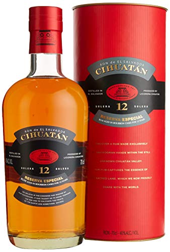 Ron Cihuatán 12 Solera Reserva Especial Rum mit Geschenkverpackung (1 x 0.7 l) von Cihuatán
