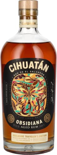 CIHUATAN Obsidiana Rum El Salvador | Exclusive Traveler's Edition 1000ml, 40% vol. von Cihuatán