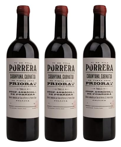 3x 0,75l - 2019er - Cims de Porrera - Vi de Vila Porrera - Priorat D.O.Ca. - Spanien - Rotwein trocken 3x 0,75l - 2019er - Cims de Porrera - Vi de Vila Porrera - Priorat D.O.Ca. - Spanien - Rotwein trocken von Cims de Porrera
