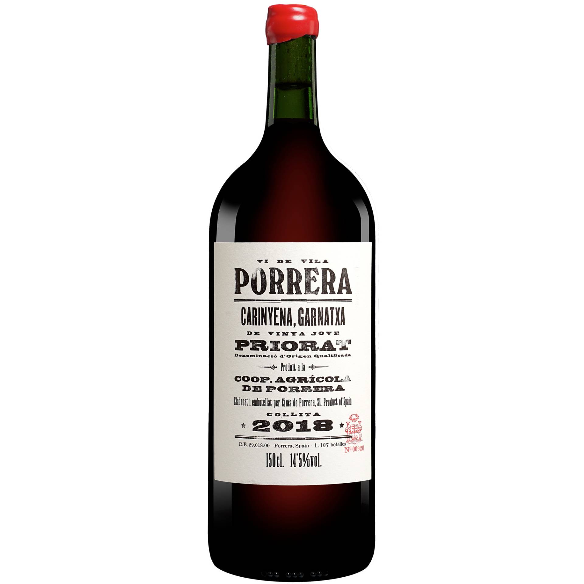 Cims de Porrera »Vi de Vila« Tinto - 1,5 L. Magnum 2018 1.5L 14.5% Vol. Rotwein Trocken aus Spanien Cims de Porrera »Vi de Vila« Tinto - 1,5 L. Magnum 2018 1.5L 14.5% Vol. Rotwein Trocken aus Spanien von Cims de Porrera