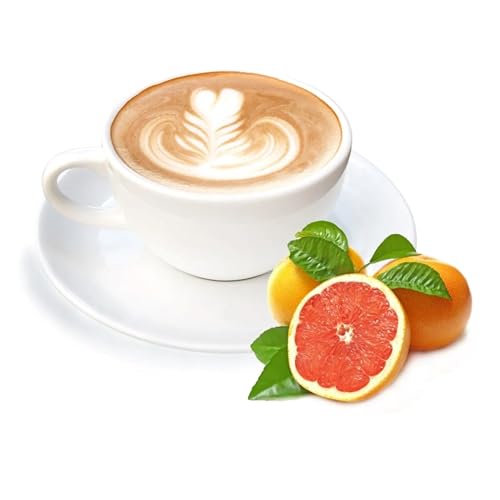 Cinesso Cappuccino Pulver, Fruchtiger Kaffeegenuss, aromatisiert, Kaffeekreationen, verschiedene Variationen, Geschmacksintensiv, für Zuhause (1 Kg, Grapefruit) von Cinesso