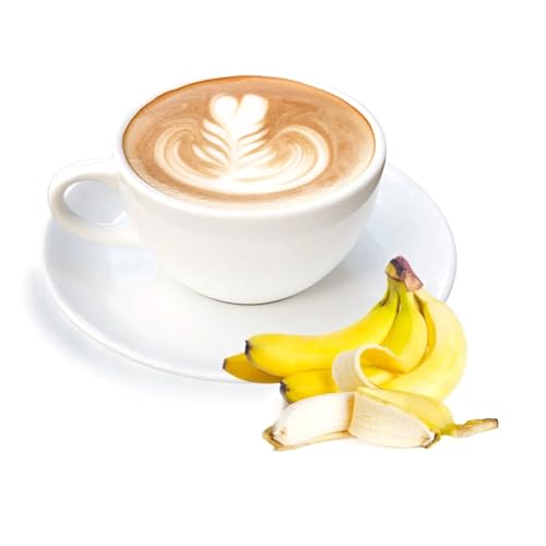 Cinesso Cappuccino Pulver, Fruchtiger Kaffeegenuss, aromatisiert, Kaffeekreationen, verschiedene Variationen, Geschmacksintensiv, für Zuhause (10 Kg, Banane) von Cinesso