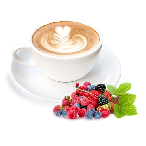 Cinesso Cappuccino Pulver, Fruchtiger Kaffeegenuss, aromatisiert, Kaffeekreationen, verschiedene Variationen, Geschmacksintensiv, für Zuhause (10 Kg, Waldfrucht) von Cinesso